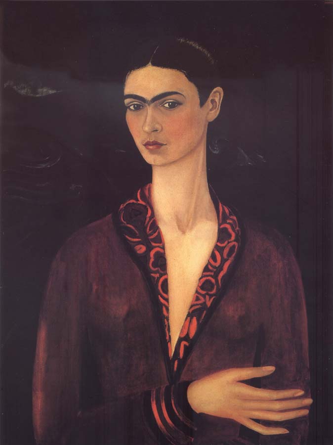 Self-Portrait with Velvet Dress